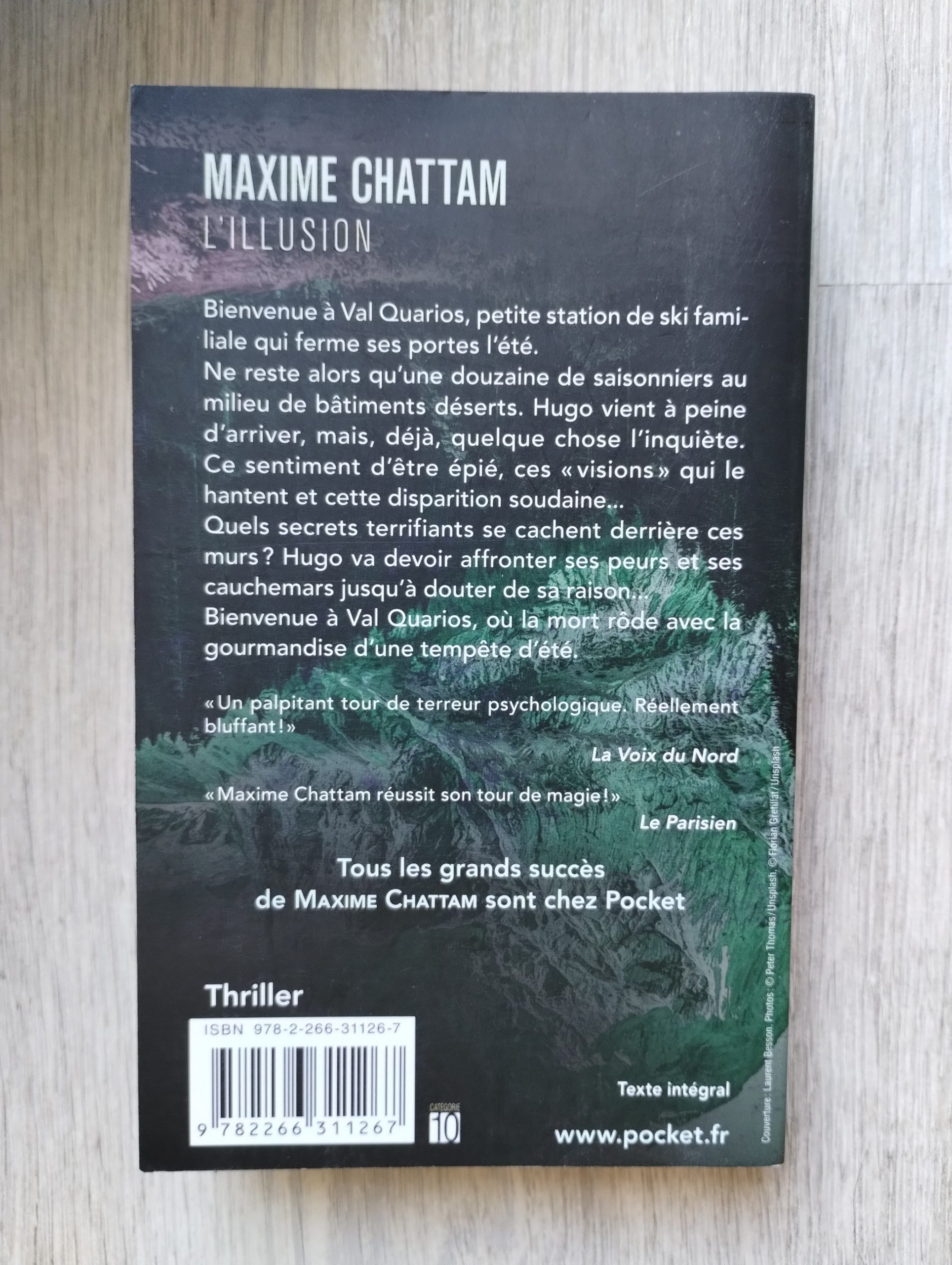 L'illusion, Maxime Chattam - 4e