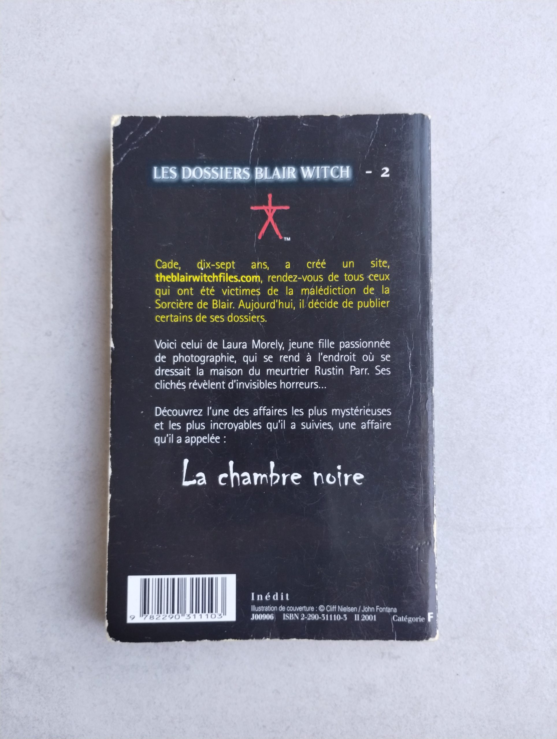 les dossiers blair witch - la chambre noire - Cade Merrill - 4e