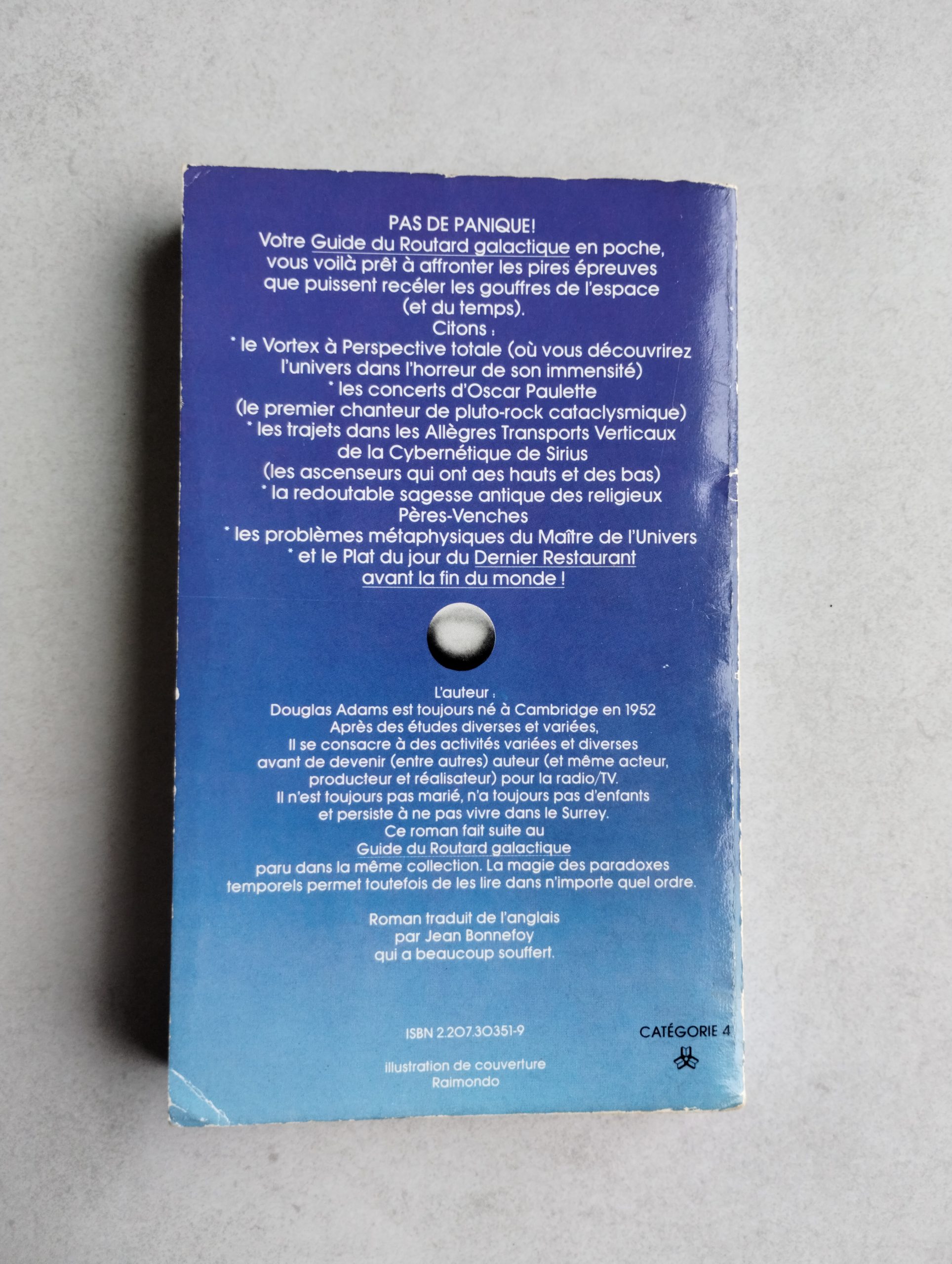 le dernier restaurant avant la fin du monde - Douglas Adams - 4e