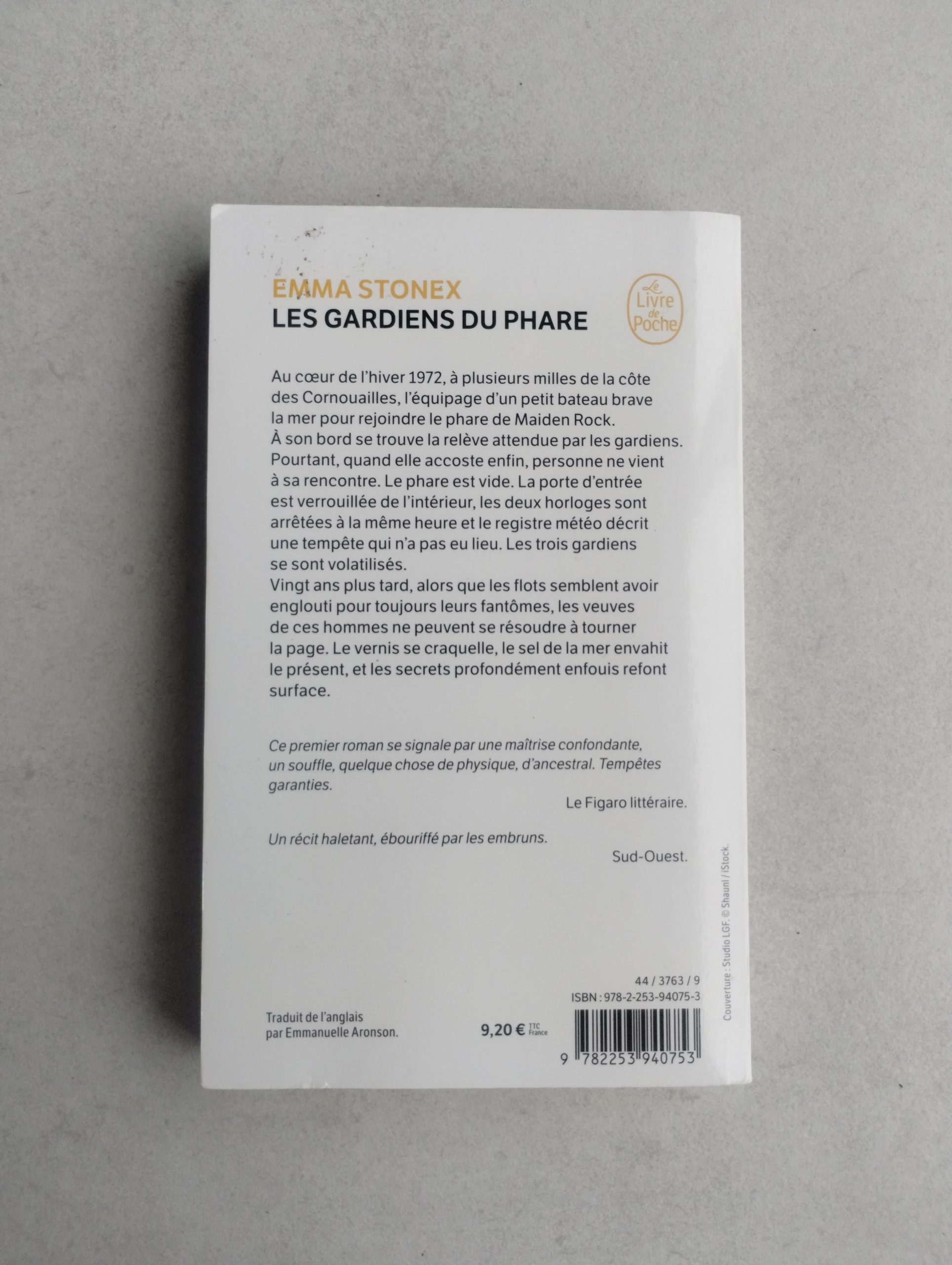 les gardiens du phare - emme stonex - 4e