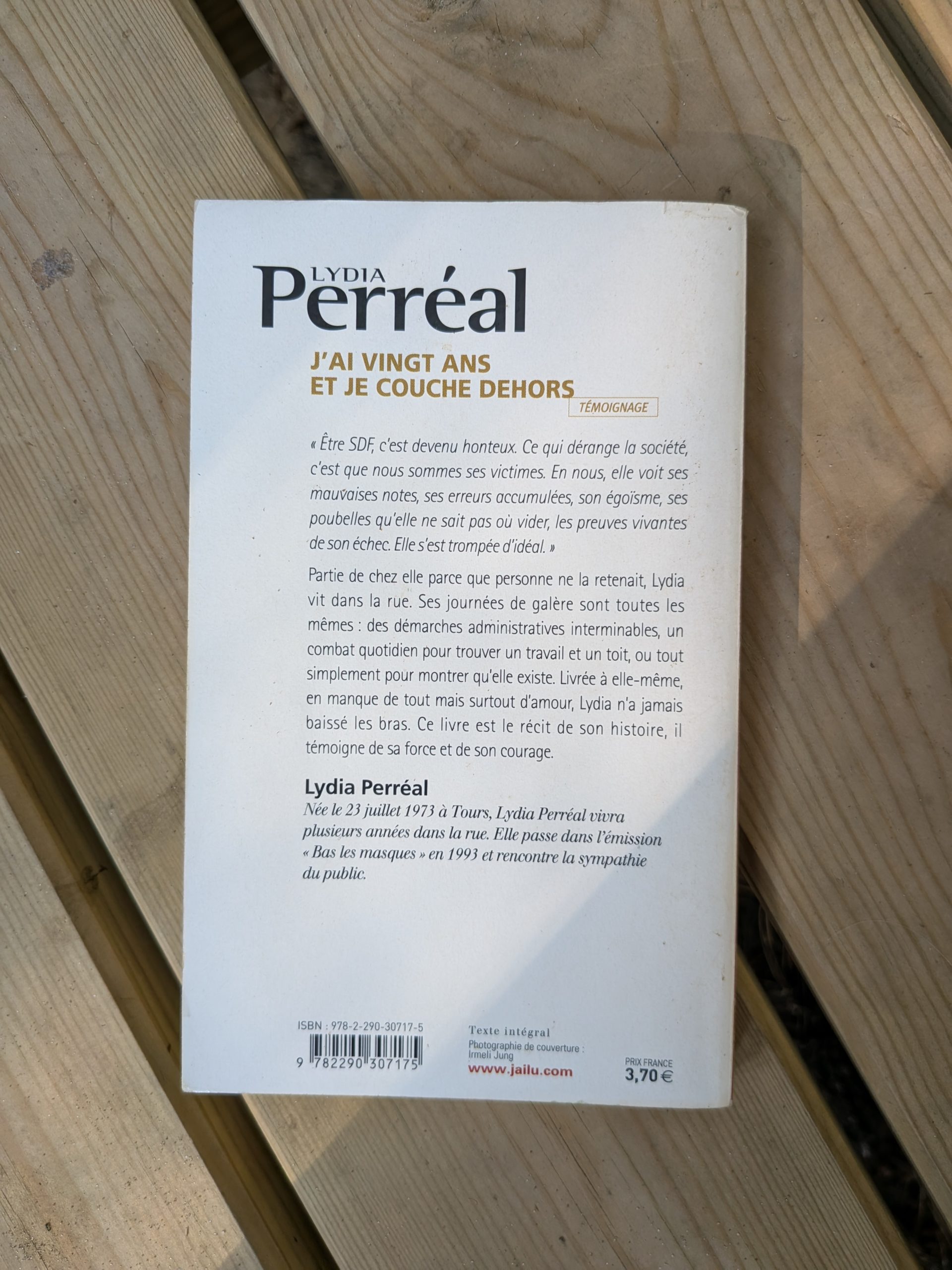 20 ans dehors - Lydia Perreal - 4e